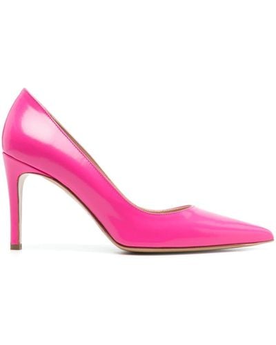 Roberto Festa Lory 80mm Leather Court Shoes - Pink
