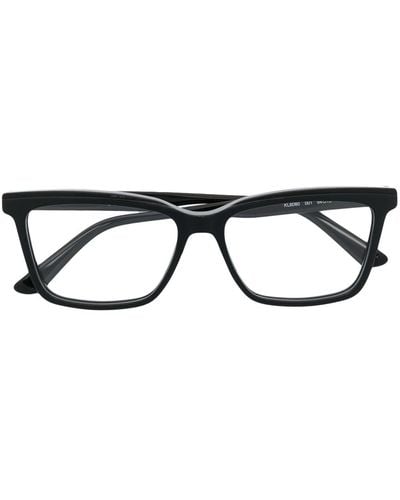 Karl Lagerfeld ロゴプレート 眼鏡フレーム - ブラック