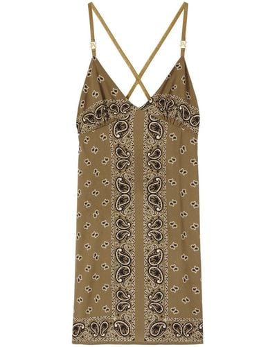 Palm Angels Camisole-Kleid mit Paisley-Print - Mehrfarbig