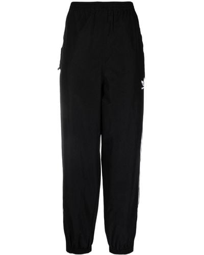Balenciaga X Adidas Side-stripe Track Trousers - Black
