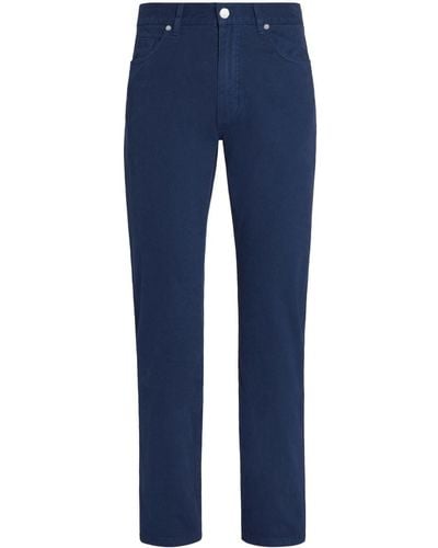 Zegna Roccia Slim-Fit-Jeans - Blau