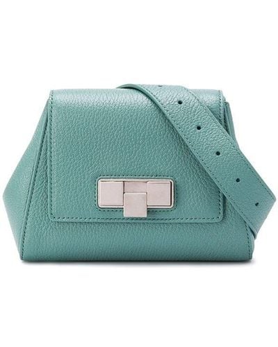 Bottega Veneta Mini Leather Belt Bag - Blue