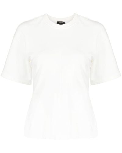 Proenza Schouler Short-sleeve Waisted T-shirt - White