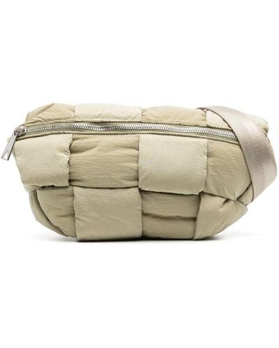 Bottega Veneta Padded Intreccio Belt Bag - Natural