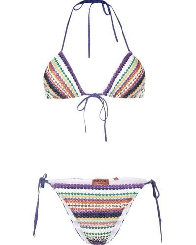 Missoni Bikini en maille - Multicolore