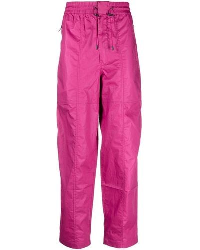 Isabel Marant Ezra Organic Cotton Track Pants - Pink