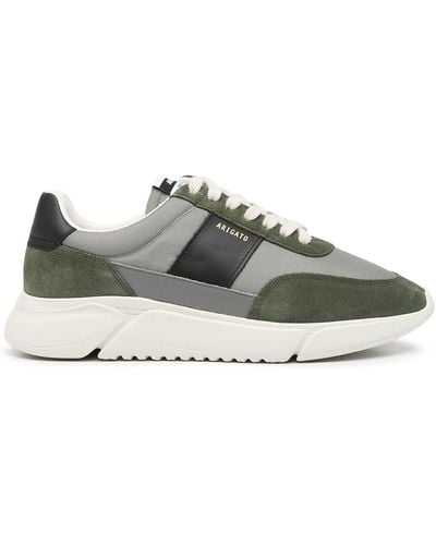 Axel Arigato Genesis Vintage Runner Leather And Recycled Polyester Trainers - Green