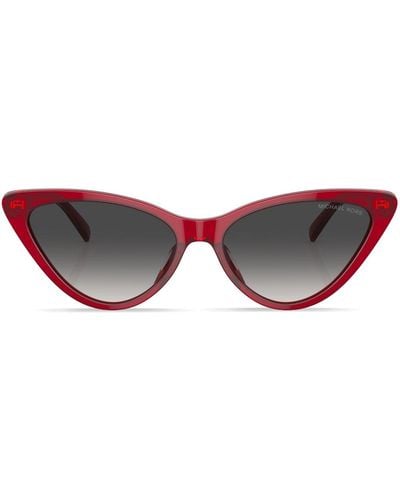 Michael Kors Harbour Island Cat-eye Sunglasses - Red