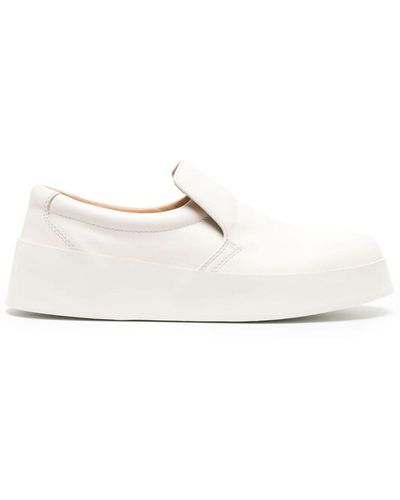 JW Anderson Slip-on Leather Trainers - White