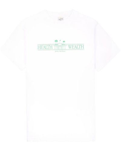 Sporty & Rich Health Resort Cotton T-shirt - White