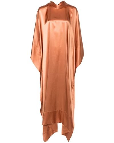 ‎Taller Marmo New Age Zijden Maxi-jurk - Oranje