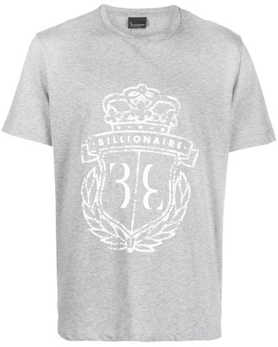 Billionaire Logo-print Detail T-shirt - White