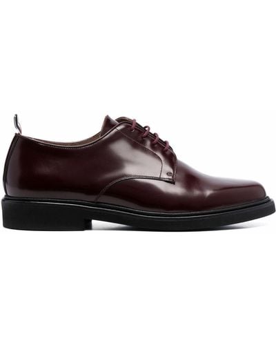 Thom Browne Leather Derby Shoes - Brown