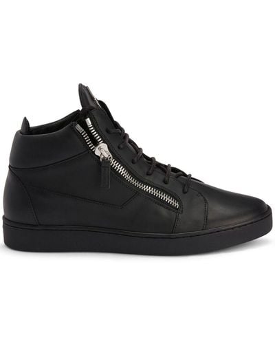 Giuseppe Zanotti Kriss Leather Sneakers - Black