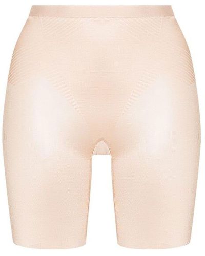Spanx Pantalones cortos Thinstincts 2.0 de talle medio - Neutro
