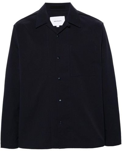 Norse Projects Carsten Press-stud Shirt - Black