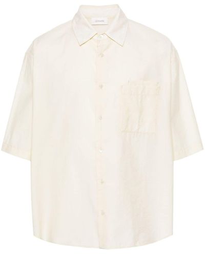 Lemaire Hemd mit klassischem Kragen - Weiß