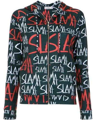 Amir Slama Logo print track suit - Noir