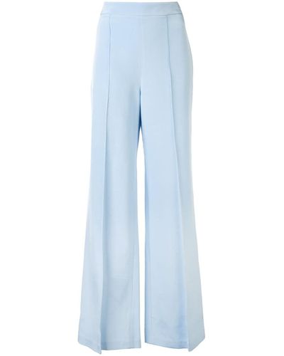 Macgraw Peacock Flared Trousers - Blue