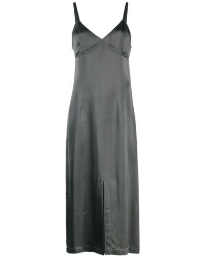 Totême Camisole-Kleid aus Satin - Grau
