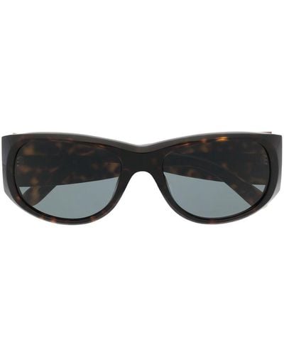 Marni Round Frame Tortoiseshell Sunglasses - Black
