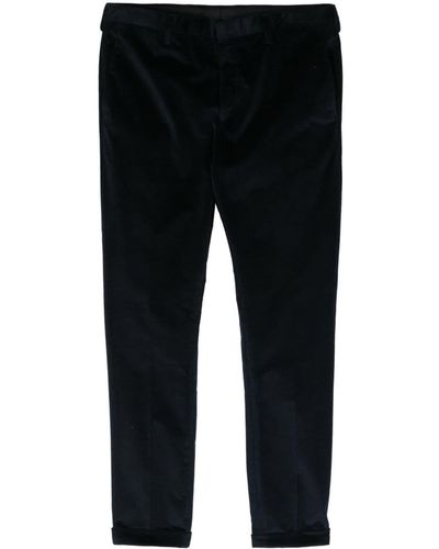Paul Smith Mid-rise Tapered Trousers - Black