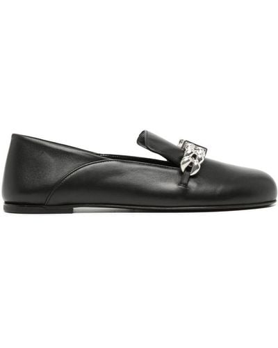 Ports 1961 Chain-link Detail Loafers - Black