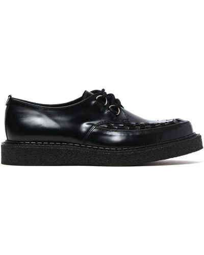 George Cox Hatton Leather Derby Shoes - Black