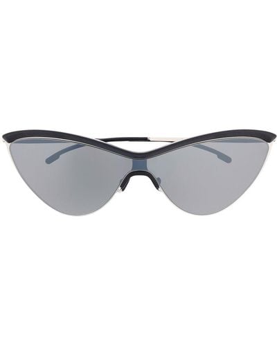 Mykita X Maison Margiela Cat Eye Frame Sunglasses - Black