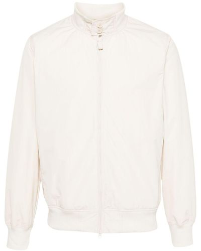 Aspesi Long-sleeved Zipped Jacket - White