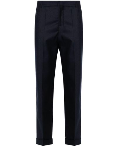 Balmain Vrigin-wool Tailored Pants - Blue
