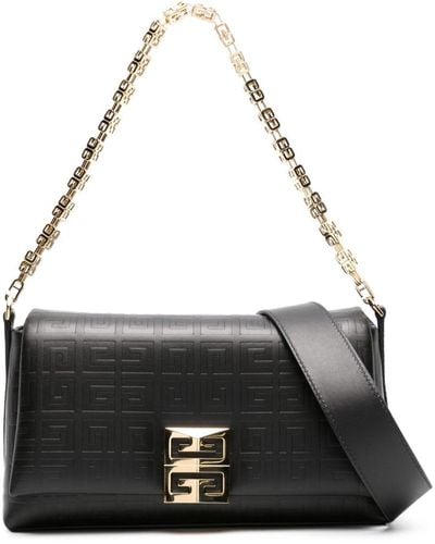 Givenchy Small 4g Leather Shoulder Bag - Black