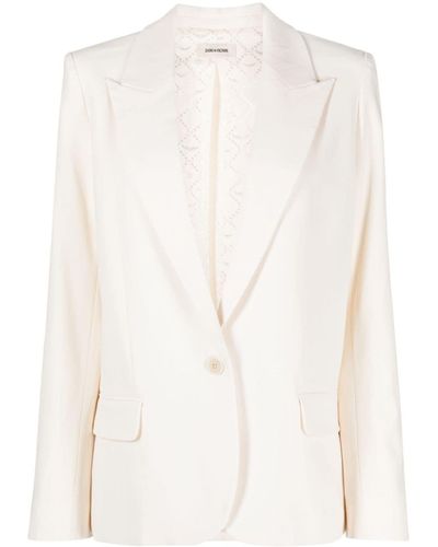 Zadig & Voltaire Single-breasted Blazer - Natural