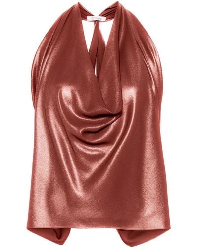 Parlor Passion Draped Top - Red