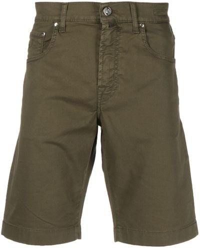 Jacob Cohen Logo-patch Bermuda Shorts - Green