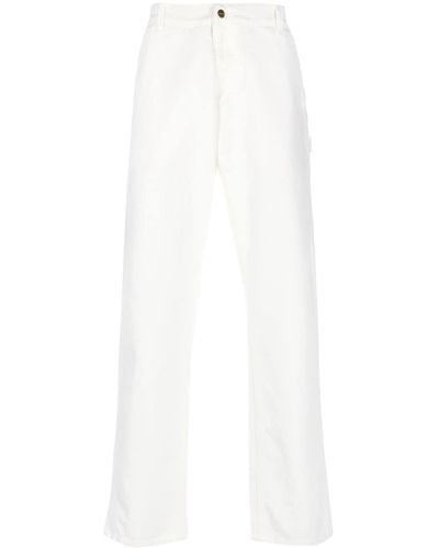 Carhartt Mid-rise Straight Pants - White