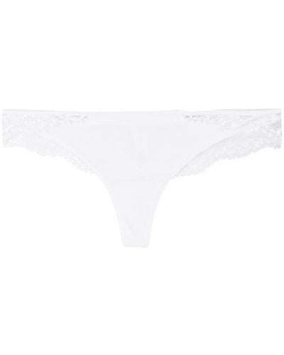 La Perla Souplé Thongs - White