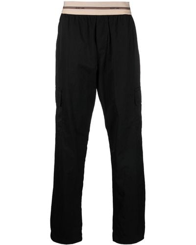 Helmut Lang Logo Straight-leg Pants - Black
