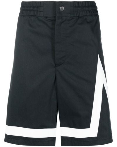 Moncler Logo-print Track Shorts - Black