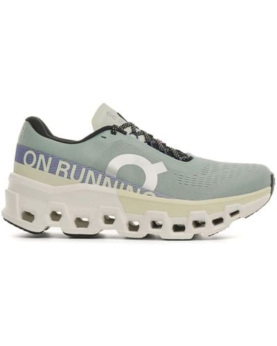 On Shoes Cloudmonster 2 Lace-up Sneakers - Green