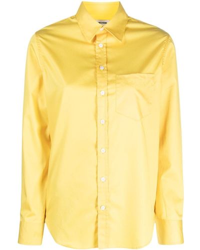 Zadig & Voltaire Camiseta Taskiz con eslogan bordado - Amarillo