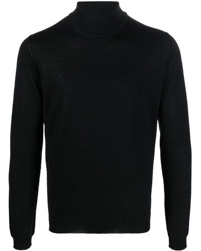 GOES BOTANICAL Fine-knit Merino Sweater - Black