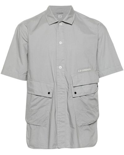 C.P. Company Hemd mit Taschen - Grau