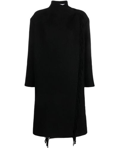 IRO Cappotto Ricky con frange - Nero