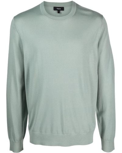 Theory Round-neck Knit Sweater - Green