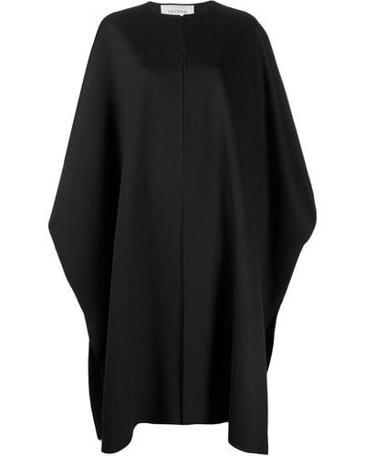 Valentino Oversized Cape - Zwart