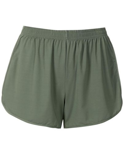 Lygia & Nanny Lee Elasticated-waist Mini Shorts - Green