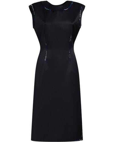 Marni Bead-embellished Satin Dress - Black