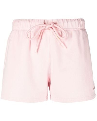 Autry Tennis Logo-patch Shorts - Pink