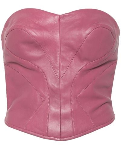 Ermanno Scervino Cropped-Top - Pink